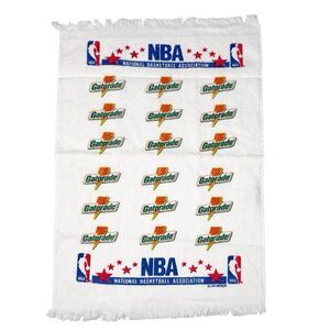 Vintage 90s NBA Gatorade Logo Promo Cannon Towel Made In The USA NBA All-Star